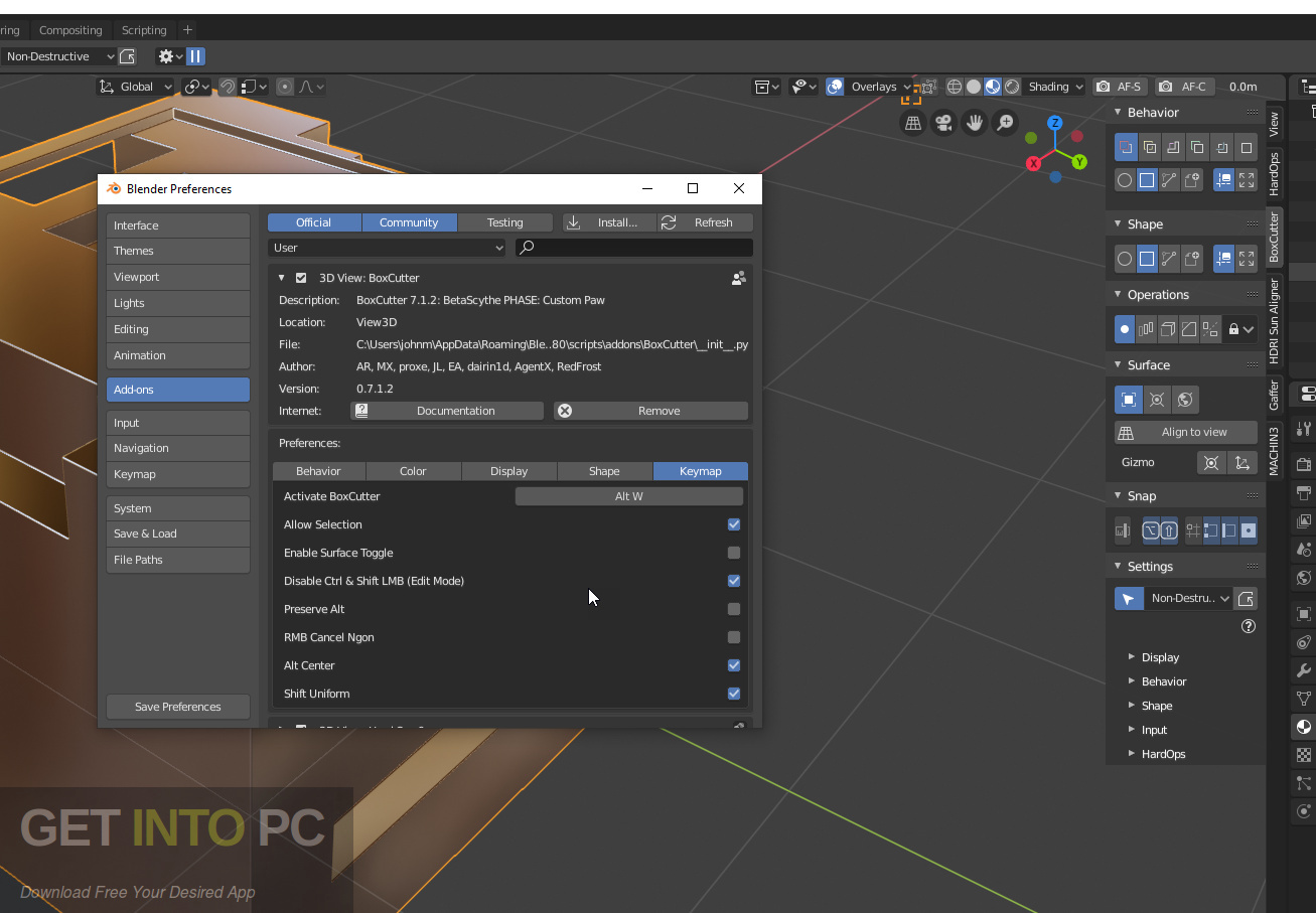 BoxCutter Addon for Blender Direct Link Download-GetintoPC.com