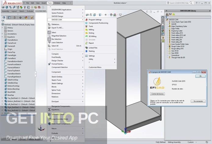 EFICAD SWOOD 2020 for SOLIDWORKS Direect Link Download