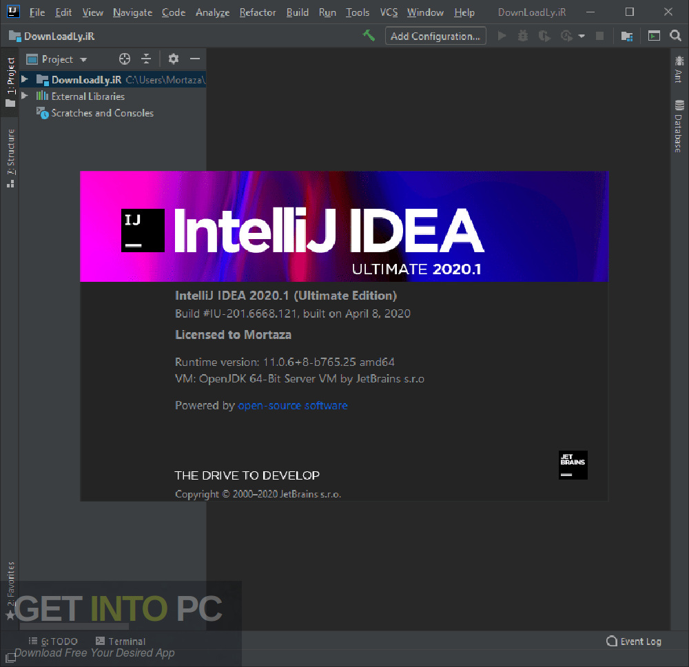 JetBrains IntelliJ IDEA Ultimate 2020 Offline Installer Download GetintoPC.com