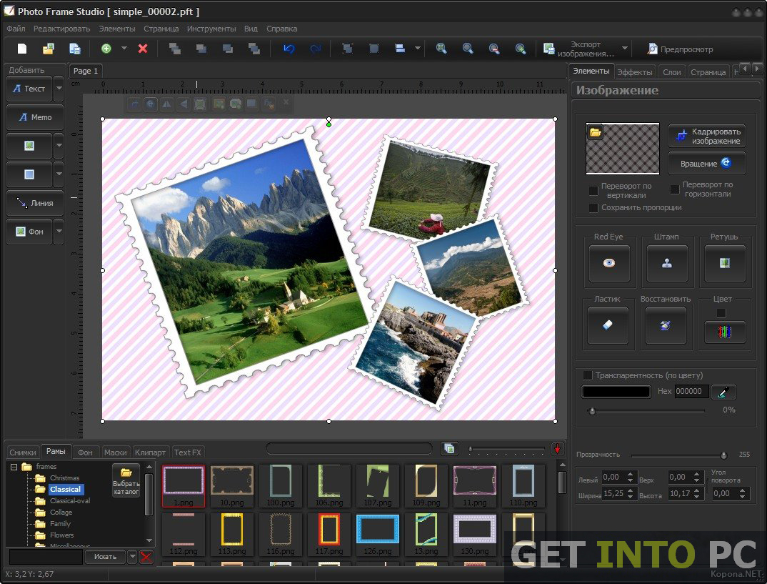 Mojosoft Photo Frame Studio Free