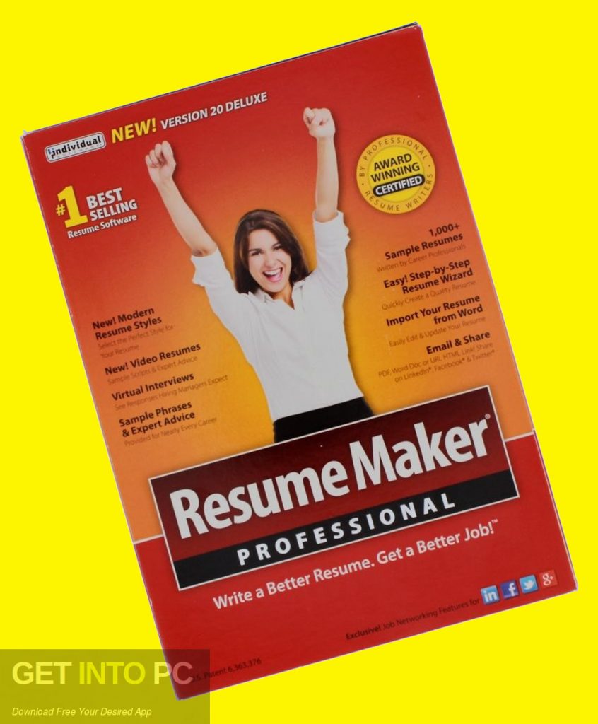 free for mac download ResumeMaker Professional Deluxe 20.2.1.5048