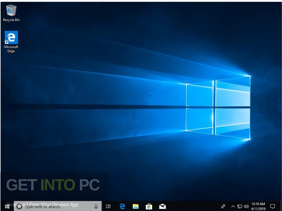 Windows 10 Pro Redstone 5 x64 Apr 2019 Screenshot 9 GetintoPC.com