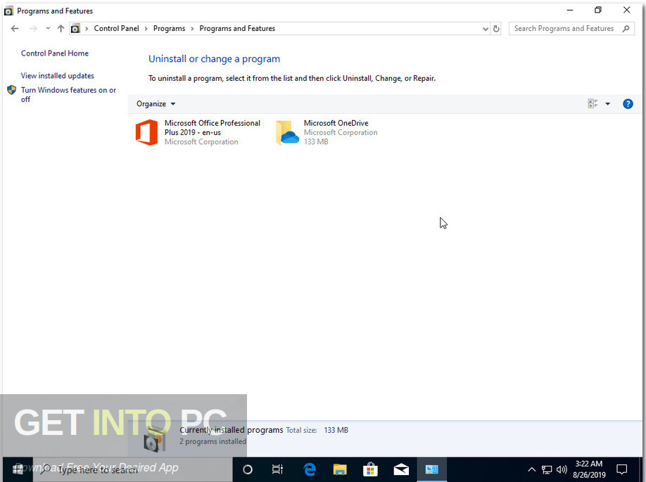 Windows 10 Pro x64 19H1 incl Office 2019 Updated Aug 2019 Screenshot 4 GetintoPC.com