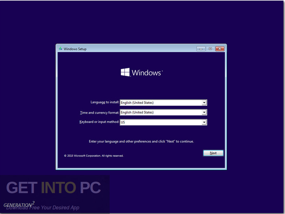 Windows 10 Pro x64 RS5 incl Office 2019 May 2019 Screenshot 1 GetintoPC.com