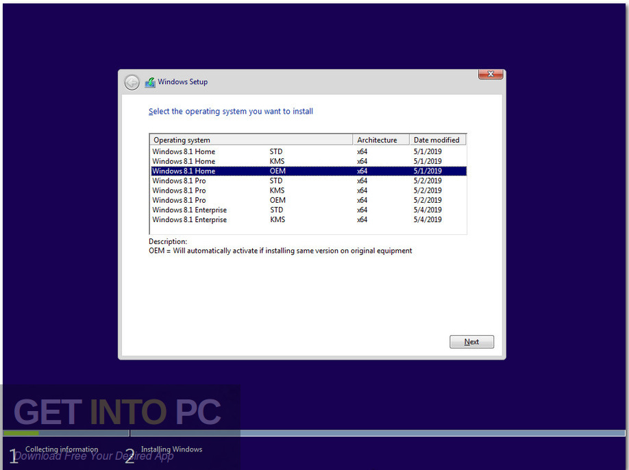 Windows 8.1 x64 AIO May 2019 Screenshot 4 GetintoPC.com