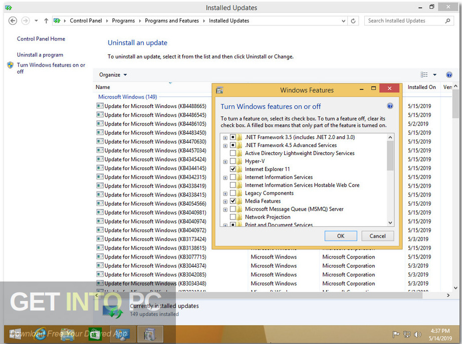 Windows 8.1 x64 AIO May 2019 Screenshot 6 GetintoPC.com