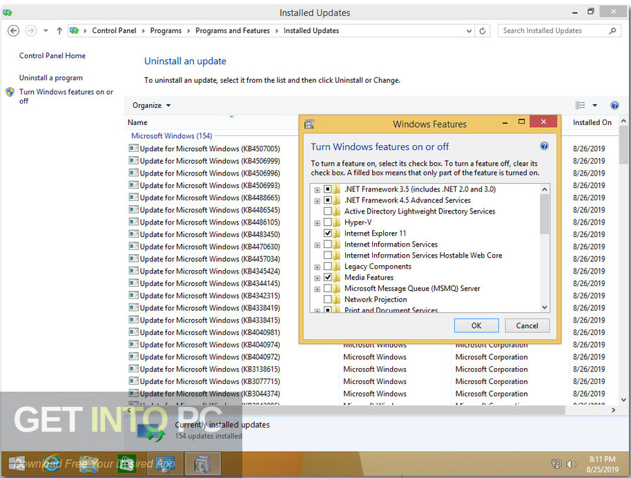 Windows 8.1 x64 Enterprise Updated Aug 2019 Screenshot 5 GetintoPC.com