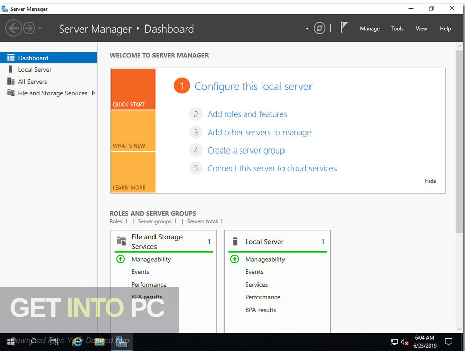 Windows Server 2019 Standard Updated June 2019 Screenshot 8 GetintoPC.com